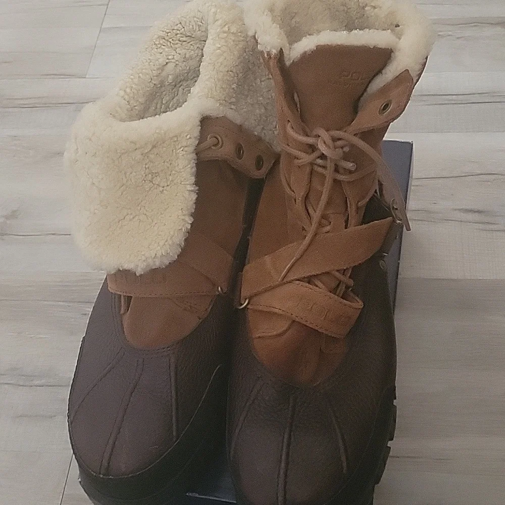 POLO RALPH LAUREN BOOTS SIZE 13D EUC